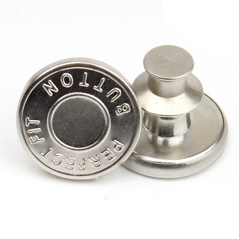 2PCs Snap Fastener Metal Buttons