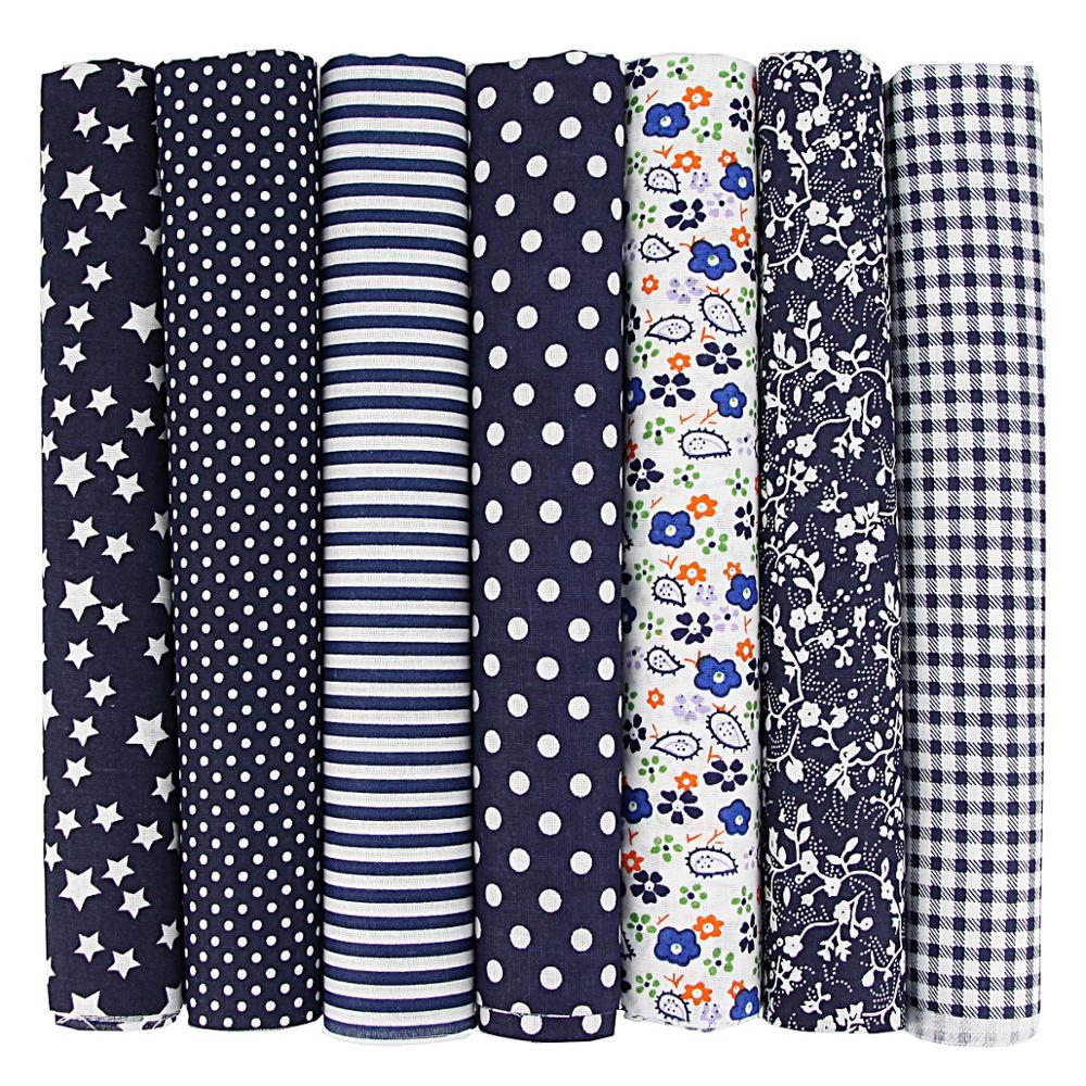 7PCS Cotton Fabric Squares