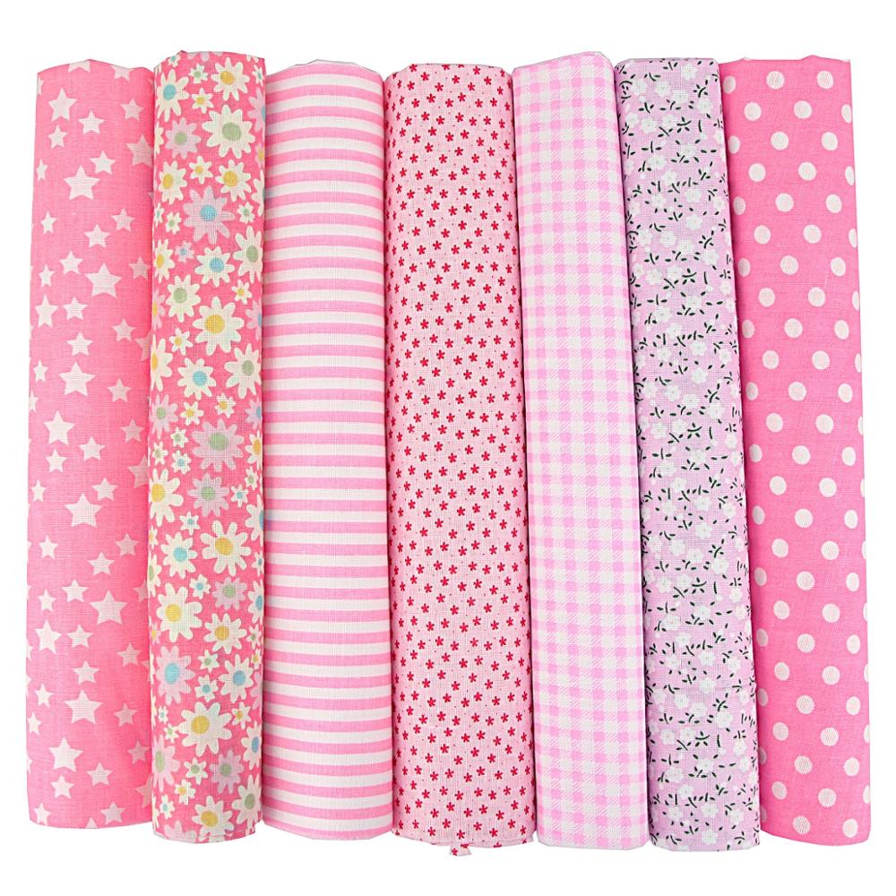 7PCS Cotton Fabric Squares