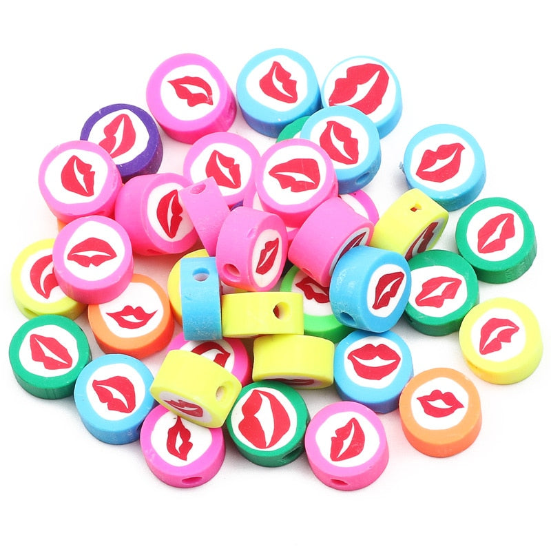 Mixed Polymer Clay Beads (color/style options)