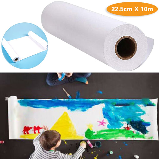 White Drawing Easel Paper Roll 10m