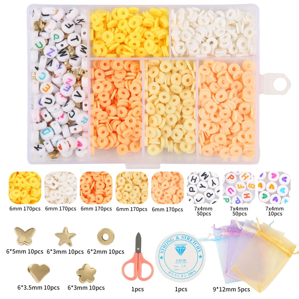 15 Style Mix Polymer Clay Acrylic Jewelry Making Kits