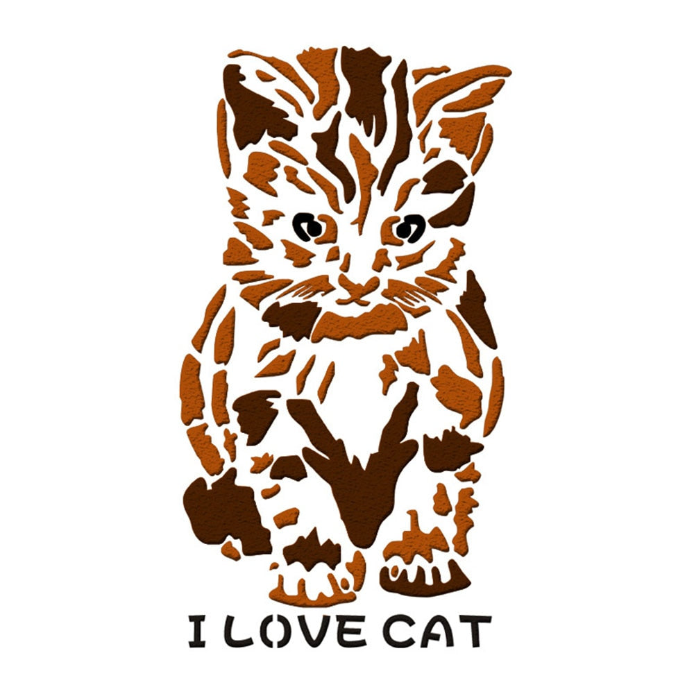 Cat Stencil Template