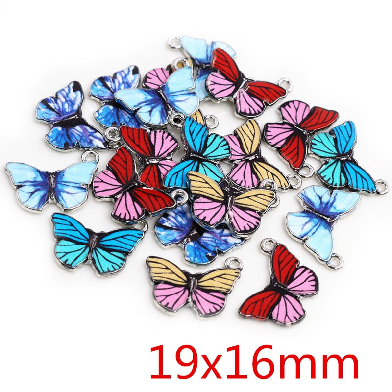 Colorful Butterfly Charms