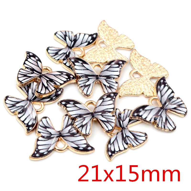 Colorful Butterfly Charms