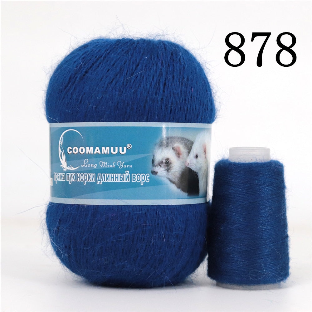 70g/Pcs High Quality Soft Mink Velvet Wool Yarn