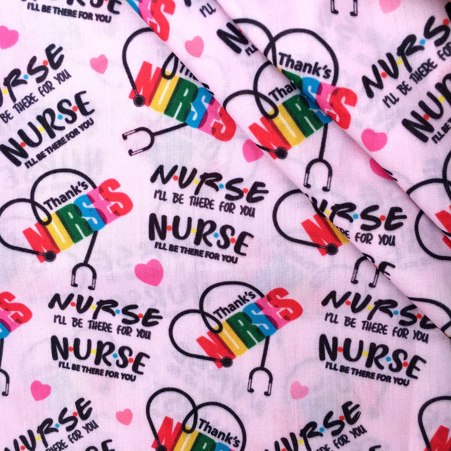 Healthy Nurse Polyester Cotton Fabric