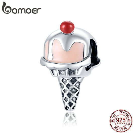 Bamoer Bracelet Summer Series Sweet Cones Charm