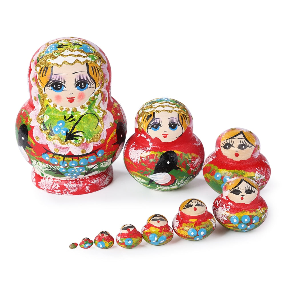 1 Set Wood Russian Nesting Dolls