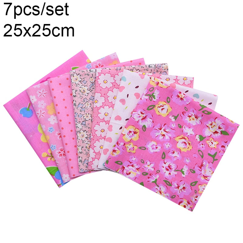 7-50pcs Assorted Floral Printed Cotton Fabric