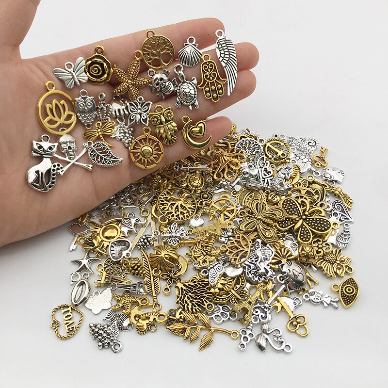 Mixed Vintage Metal Charms (30/pack)