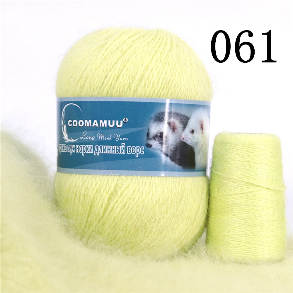 70g/Pcs High Quality Soft Mink Velvet Wool Yarn