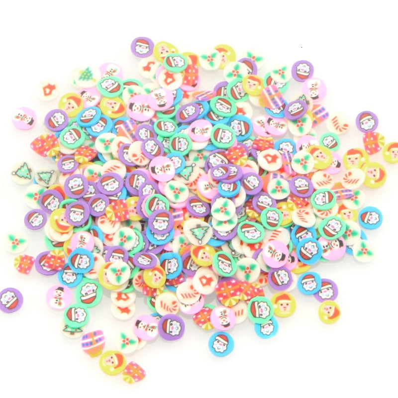 Polymer Clay Stickers (shape options, 1000/pack)