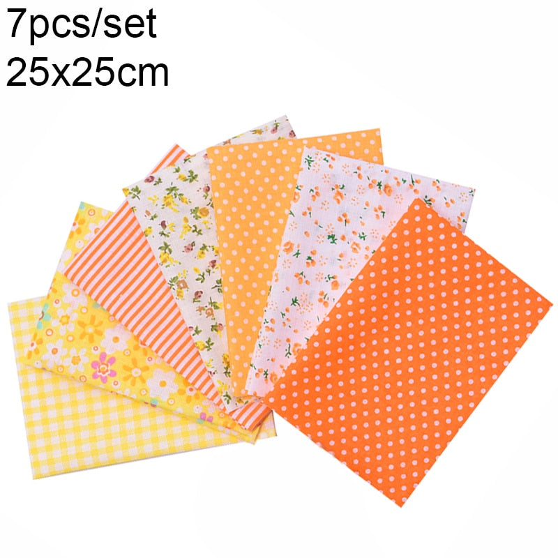 7-50pcs Assorted Floral Printed Cotton Fabric