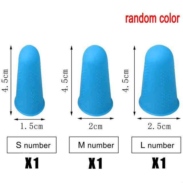 Silicone Finger Thimble 3-5pc