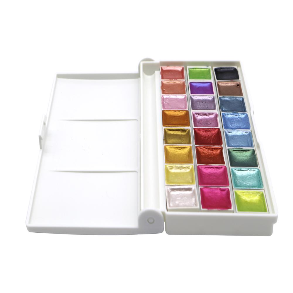 Macaron Glitter Watercolor Set