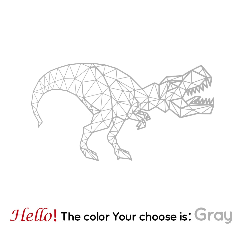 Geometric Tyrannosaurus Wall Stickers