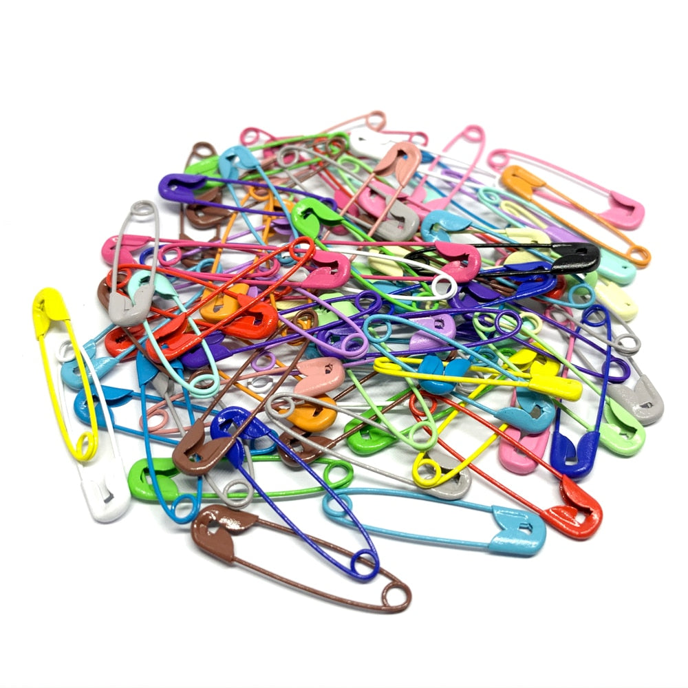 100pcs Colorful Safety Pins