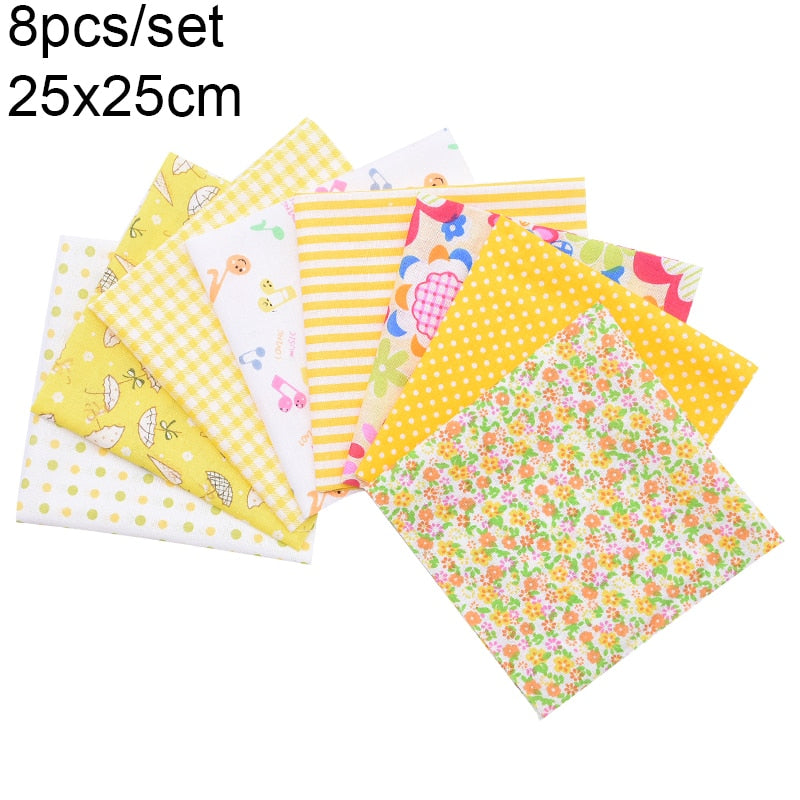 7-50pcs Assorted Floral Printed Cotton Fabric