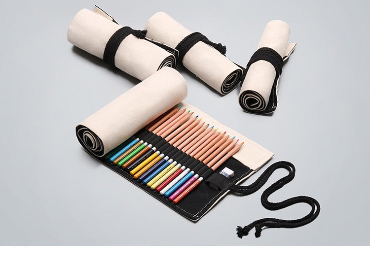 Roll-Up Colored Pencil Case (12/24/36/48)