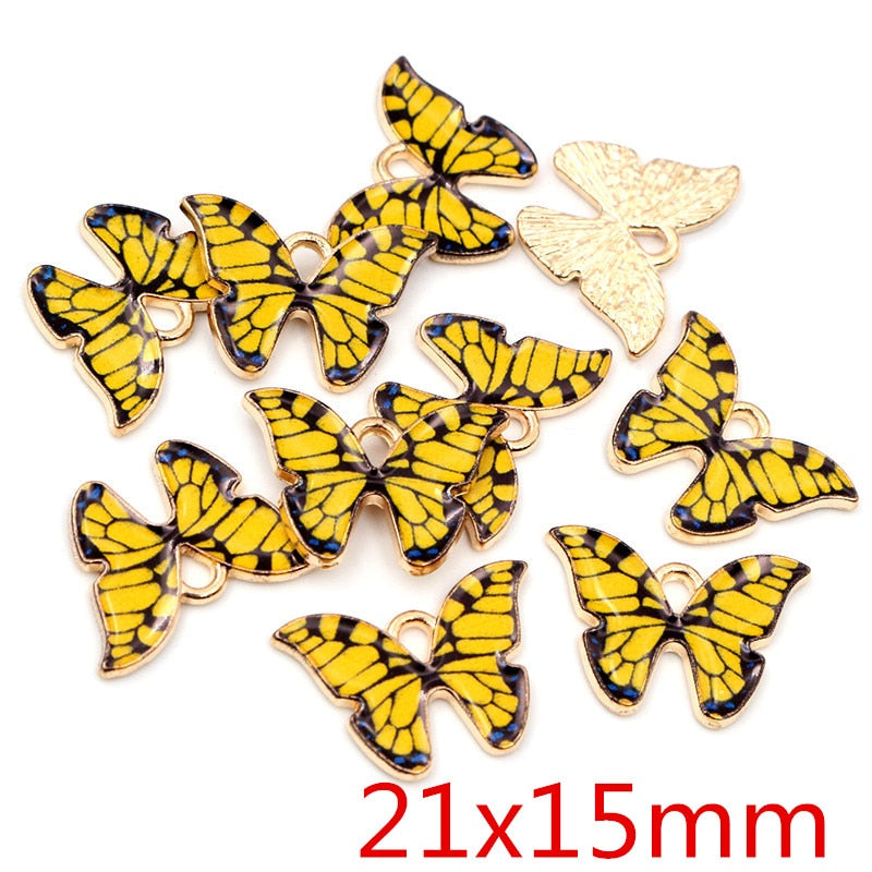 Colorful Butterfly Charms