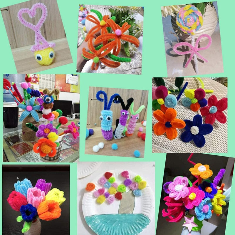 500pcs Plush Shapes and Pipes