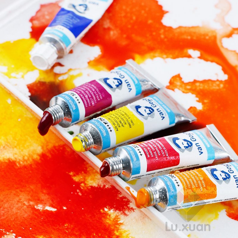 Van Gogh Watercolor Paint Tube (10ml tube, 24 color selctions)