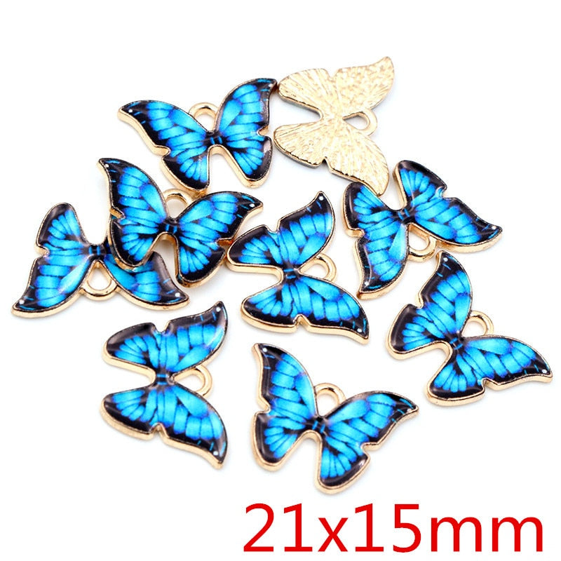 Colorful Butterfly Charms