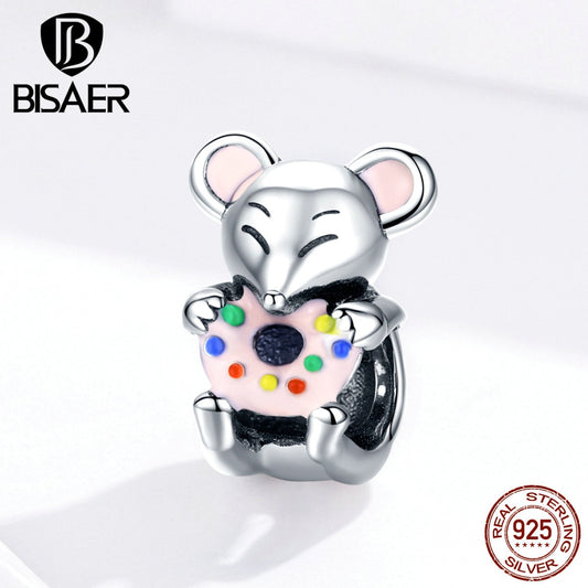 Sterling Silver Mouse Charm