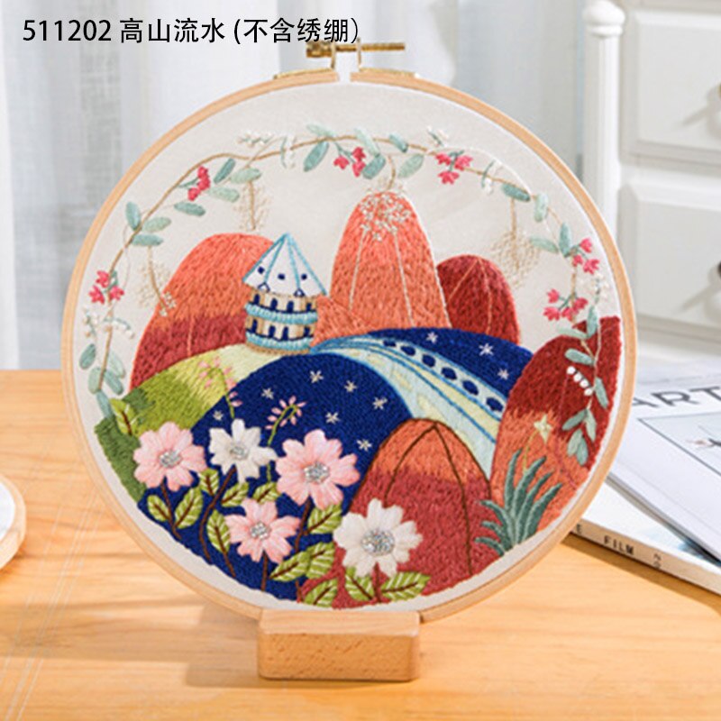 Scenery Patterns Embroidery Kit