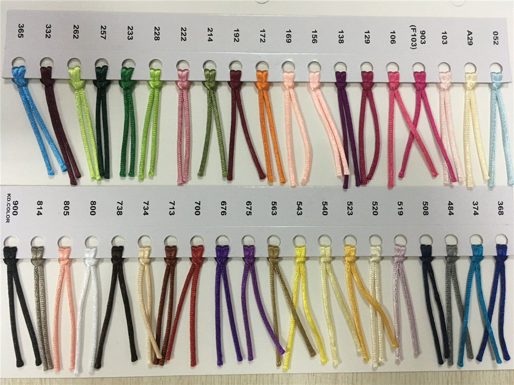 Braided Macrame Silk Cord Rope (10m, color options)