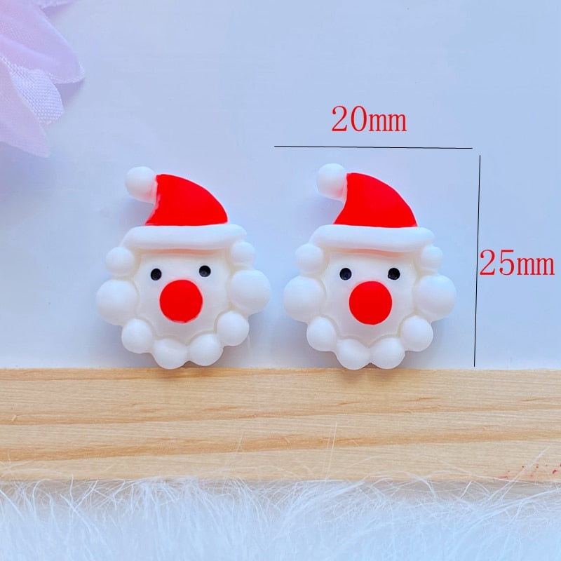 Christmas Collection Flat Back Resin