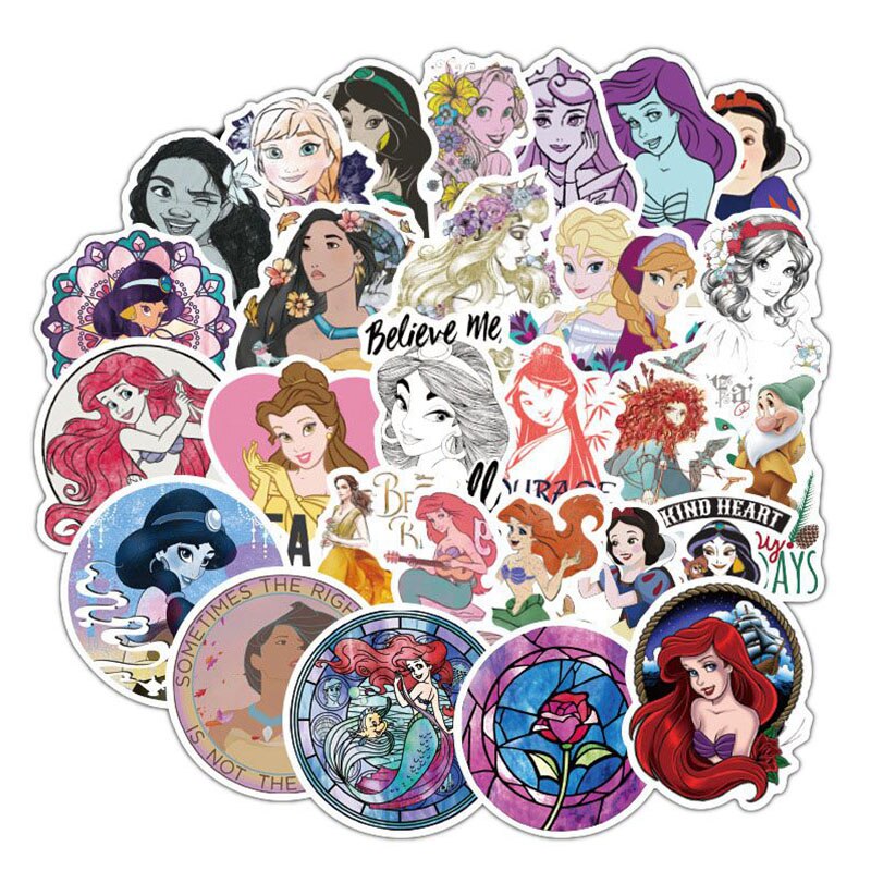 50Pcs Disney Waterproof Stickers