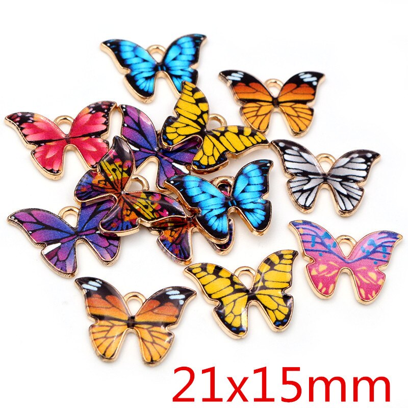 Colorful Butterfly Charms