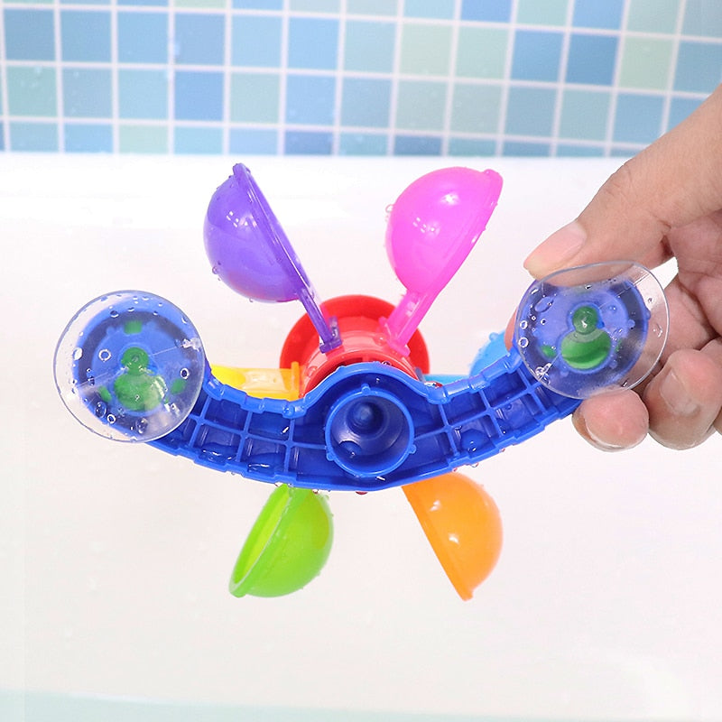 Baby Bath Toys Colorful Waterwheel