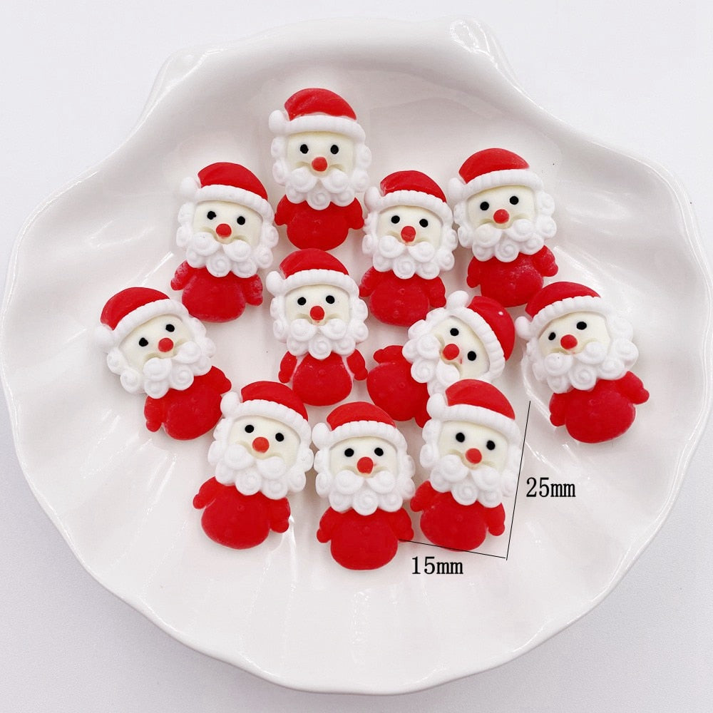 Resin Flatback Christmas (12/pack, style options)