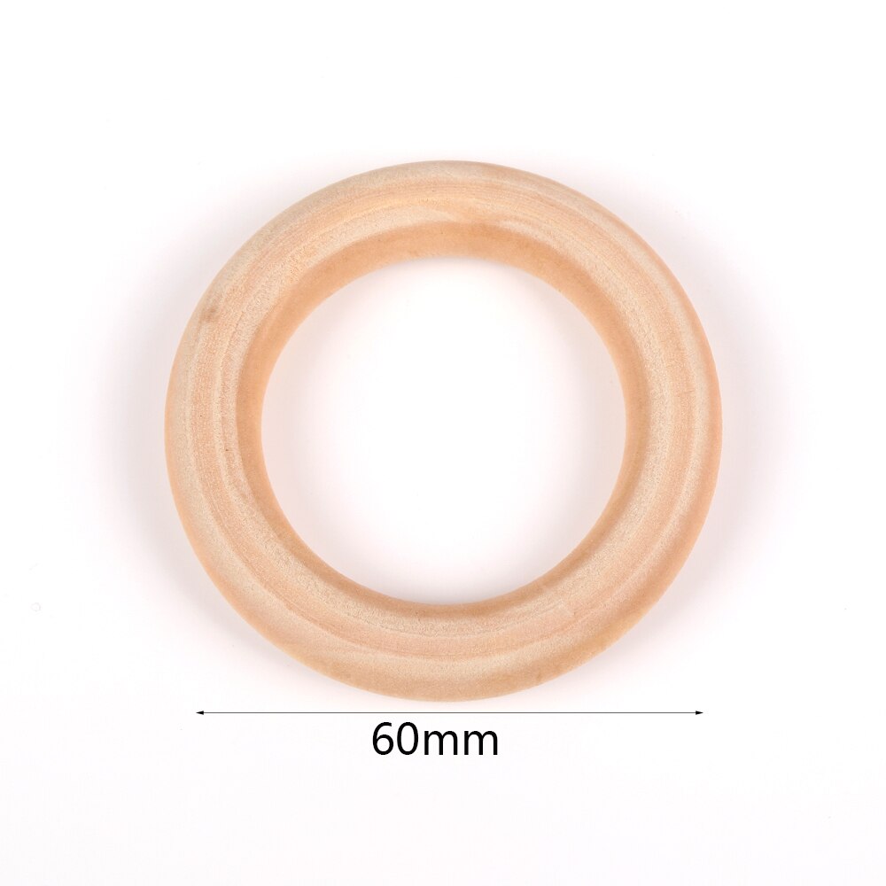 Natural Wood Beads (size options)