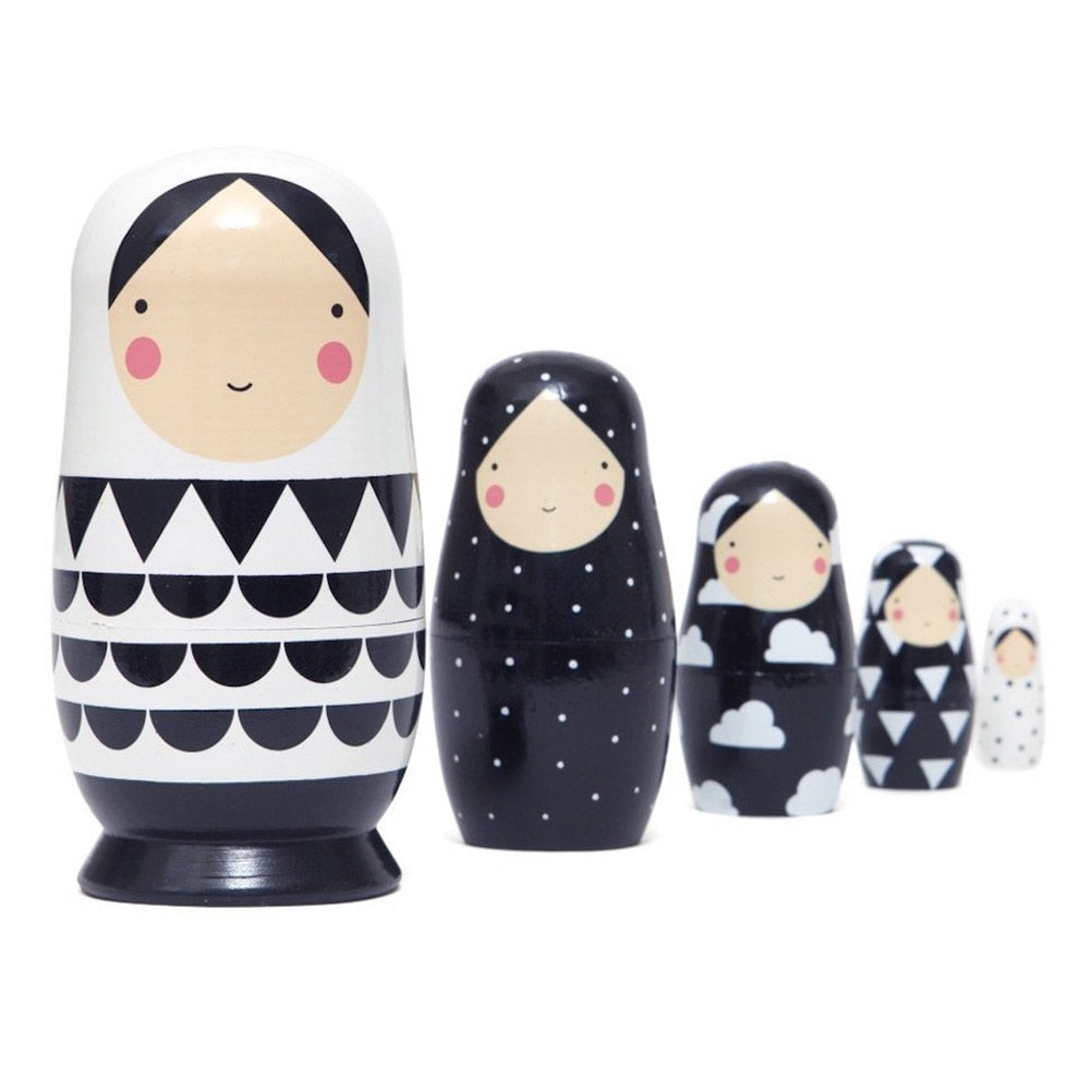 1 Set Wood Russian Nesting Dolls