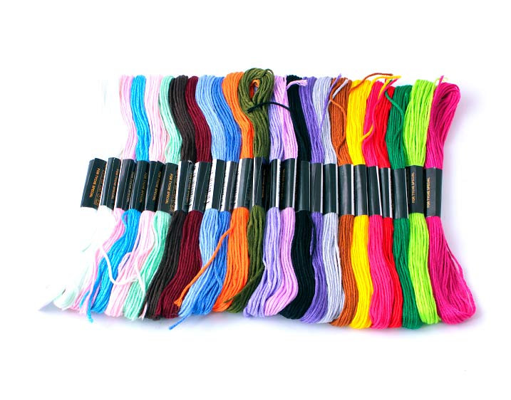 24-50 Colors/Lot Embroidery Thread