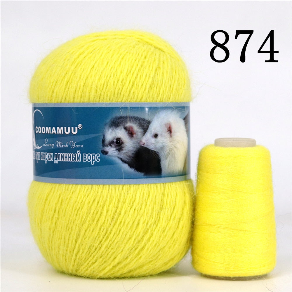 70g/Pcs High Quality Soft Mink Velvet Wool Yarn