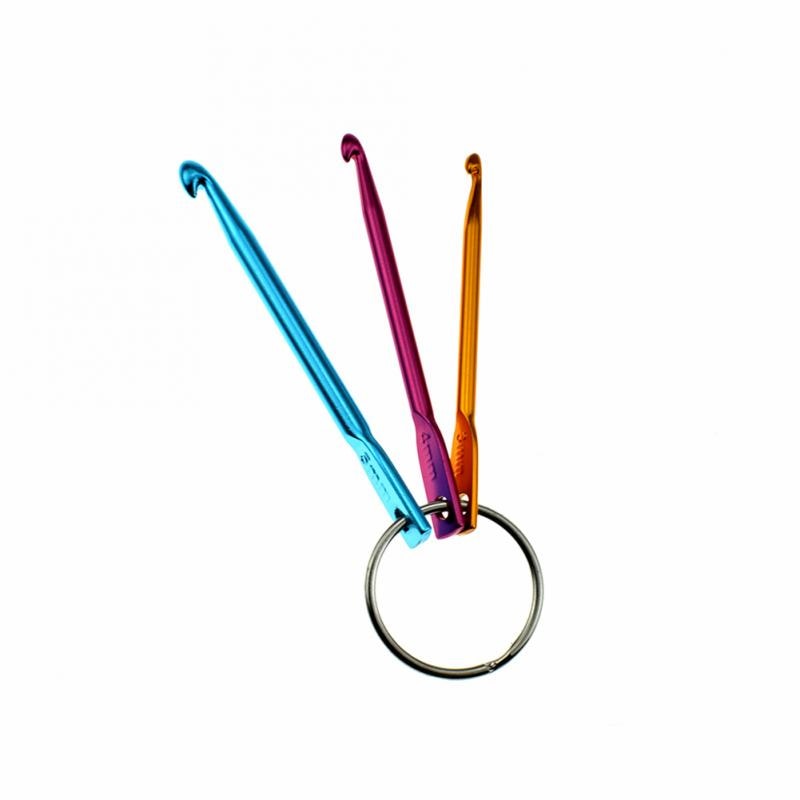 3 in 1 Keychain Mini Crochet Hooks