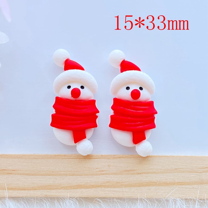 Christmas Collection Flat Back Resin