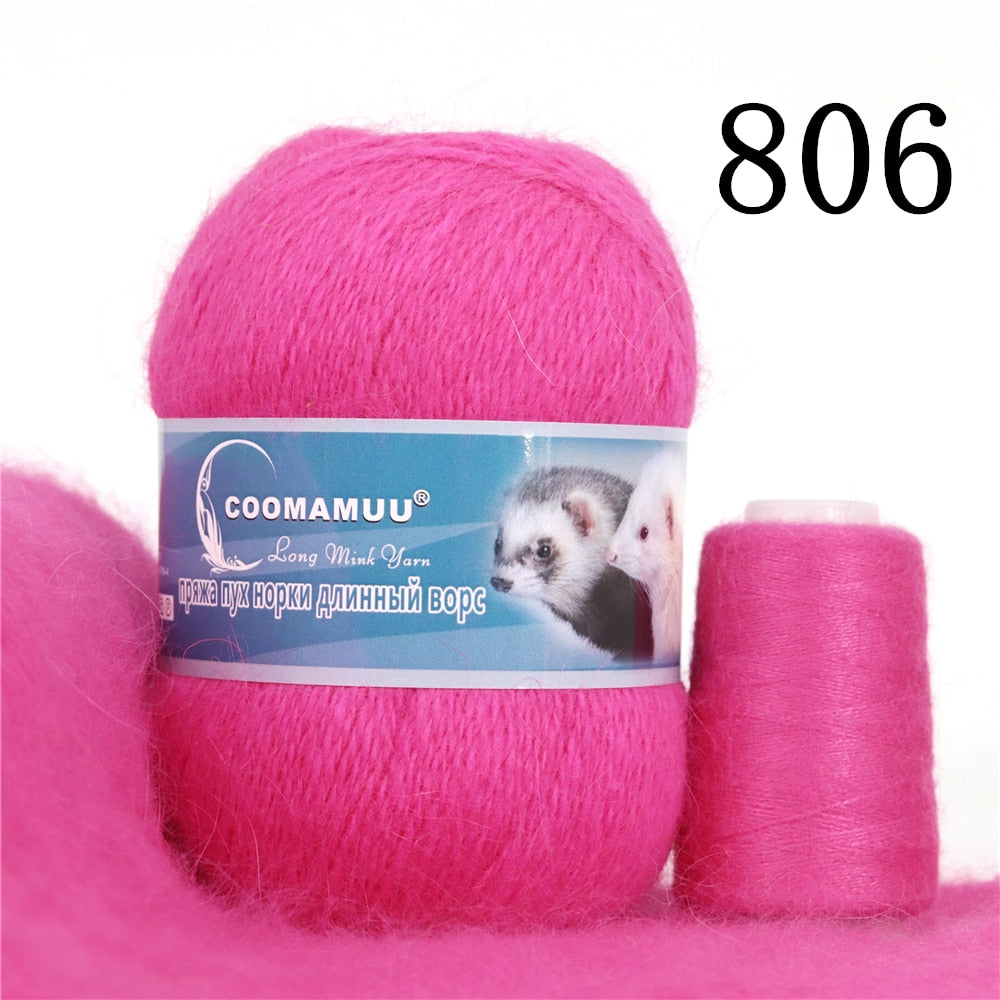 Plush Mink Cashmere Yarn Anti-pilling Fine Quality