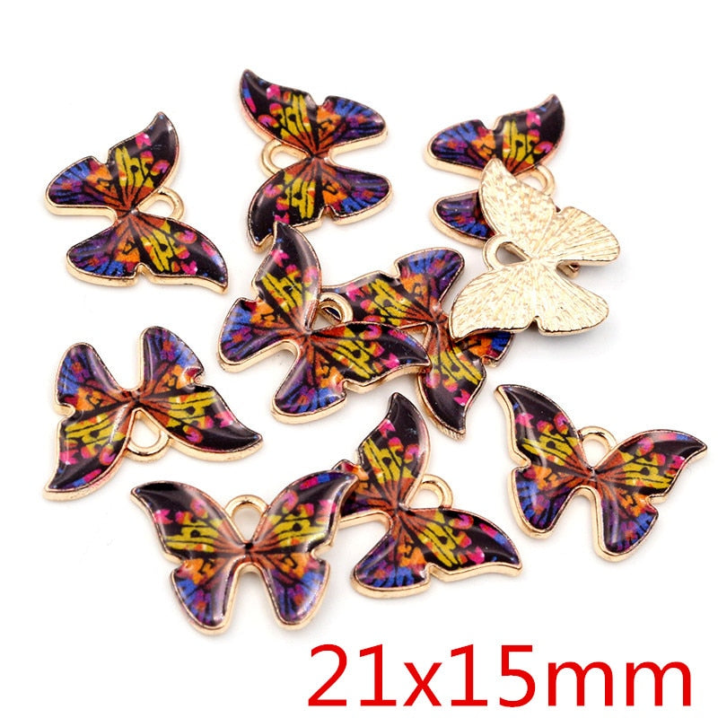 Colorful Butterfly Charms