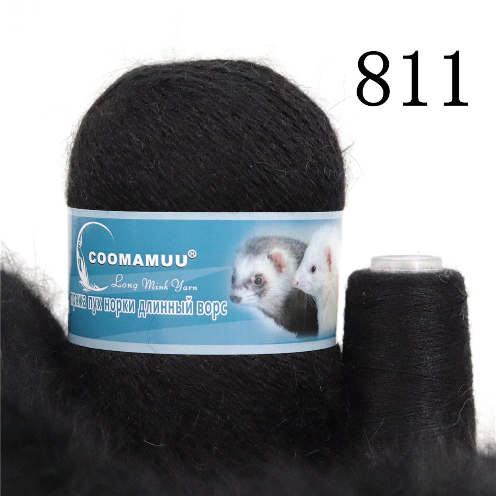 Plush Mink Cashmere Yarn Anti-pilling Fine Quality