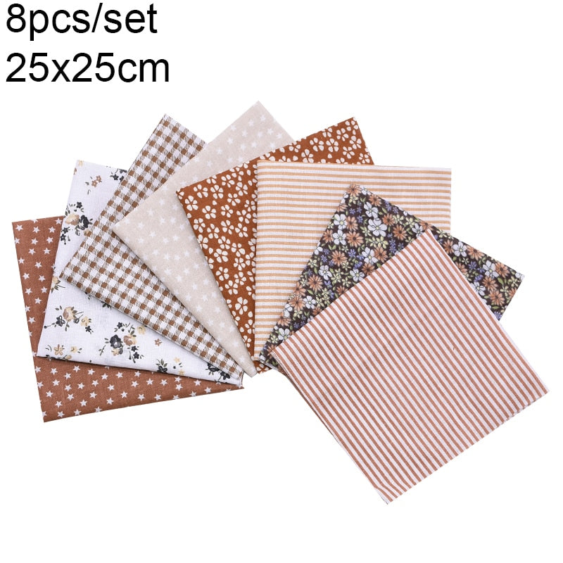 7-50pcs Assorted Floral Printed Cotton Fabric