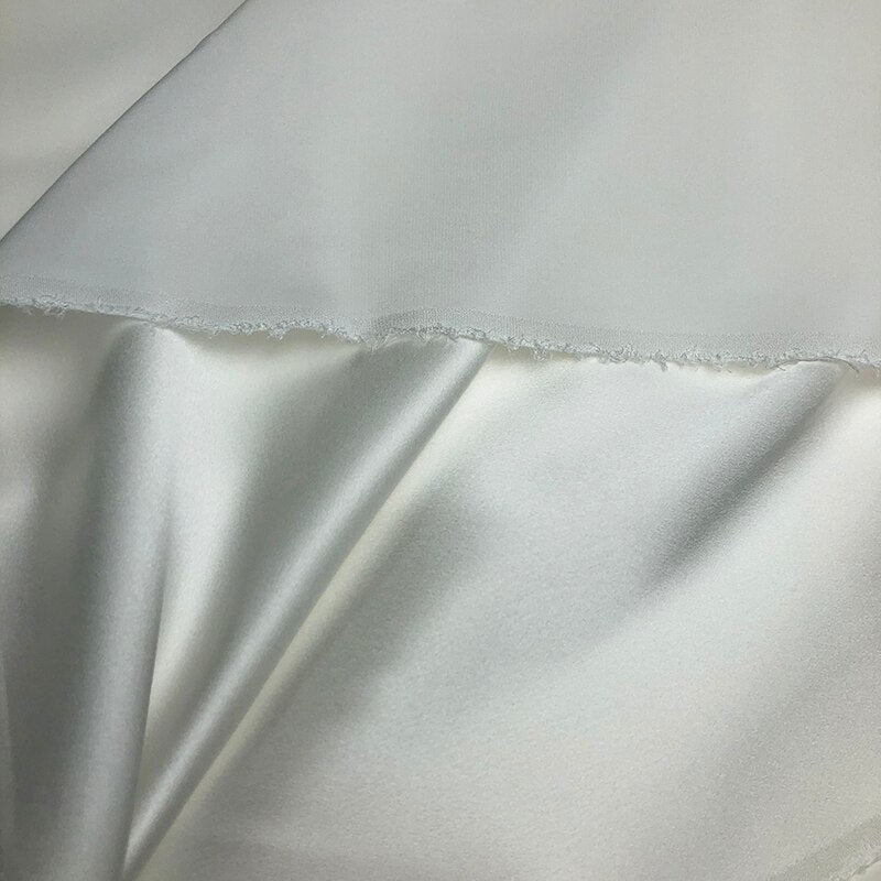 1 Meter 100% Natural Undyed White Satin