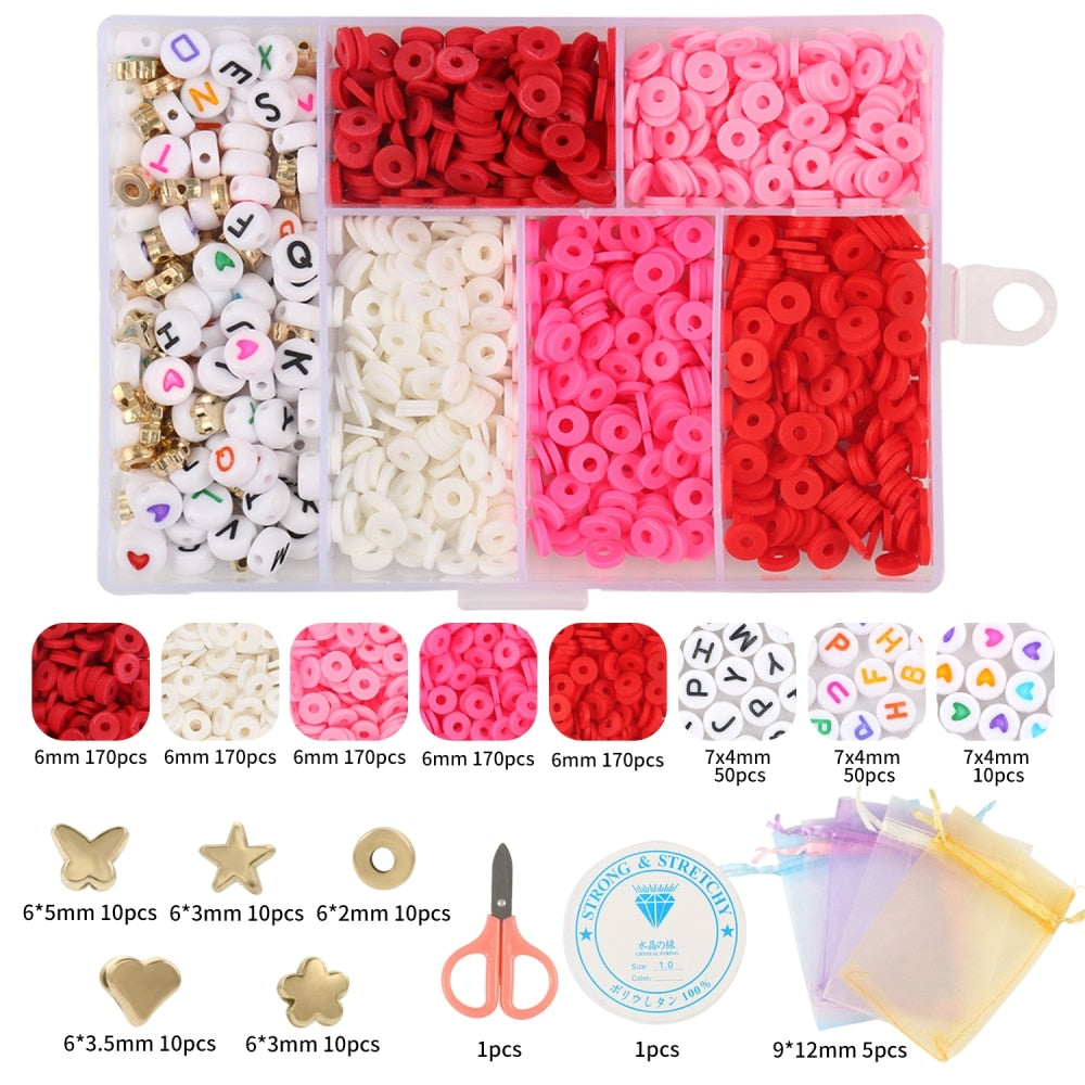 15 Style Mix Polymer Clay Acrylic Jewelry Making Kits