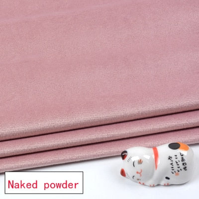 0.7 mm  Thick Plush Velvet Fabric