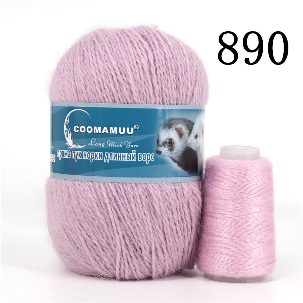 Plush Mink Cashmere Yarn Anti-pilling Fine Quality